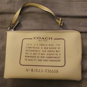 Coach City Tote removable pouch ONLY F36658